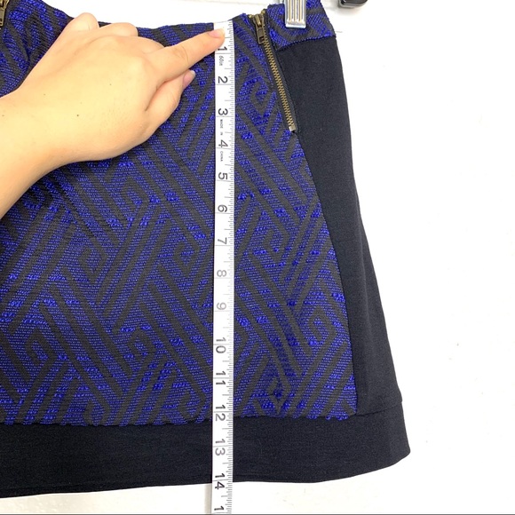 ASTR blue/black mini skirt size xs - Picture 7 of 8